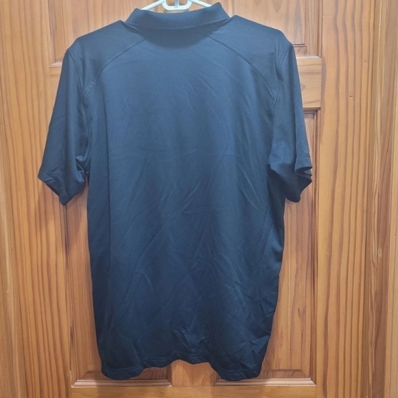 The North Face Short Sleeve Shirt Men's Size Large Golf Tennis Black Red - Picture 2 of 9